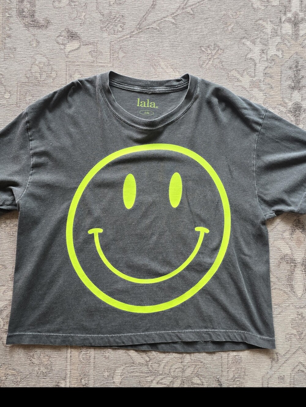 Dressed In Lala Smile Crop Tee S/M